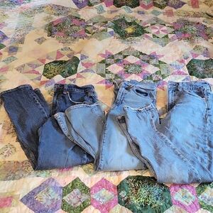 GAP Women's Straight Leg Jeans - Dark Blue, Light Blue, Medium Blue